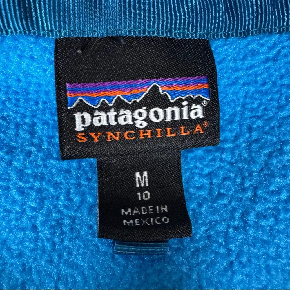 Patagonia Kids' Lightweight Synchilla Snap-T Pullover - Size M (10) - Picture 6 of 8